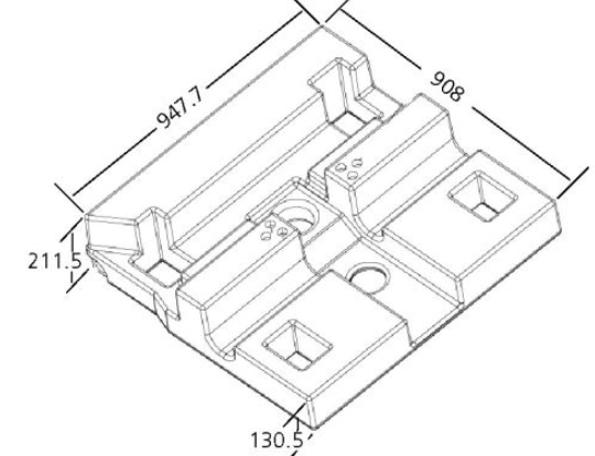 Nádrž na odpadní vodu 90l pro Citroën Jumper, Fiat Ducato