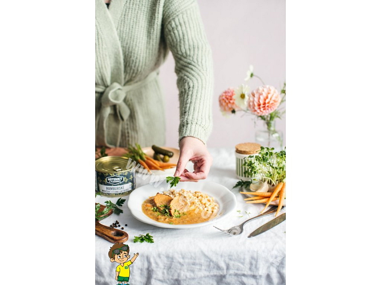 Hamburské vepřové stehno v plechovce Lactofree