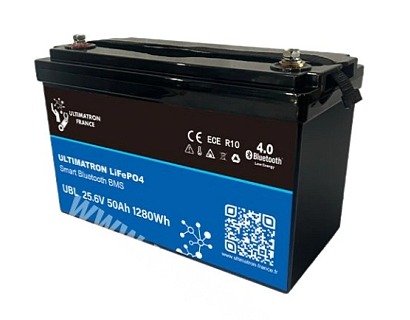 LiFePO4 akumulátor ULTIMATRON UBL-24-54 24V / 54 Ah +L