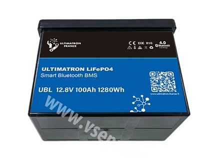 LiFePO4 akumulátor ULTIMATRON UBL-12-100 12,8V / 100Ah +L