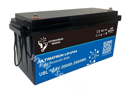 LiFePO4 akumulátor ULTIMATRON UBL-12-200 12,8V / 200Ah +P