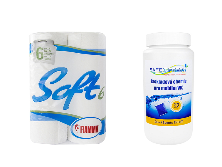 Sada k chemickému WC - rozkladový papír + WC sáčky