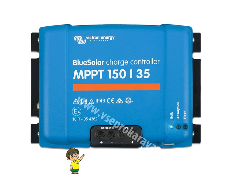 MPPT solární regulátor Victron Energy BlueSolar 150/35
