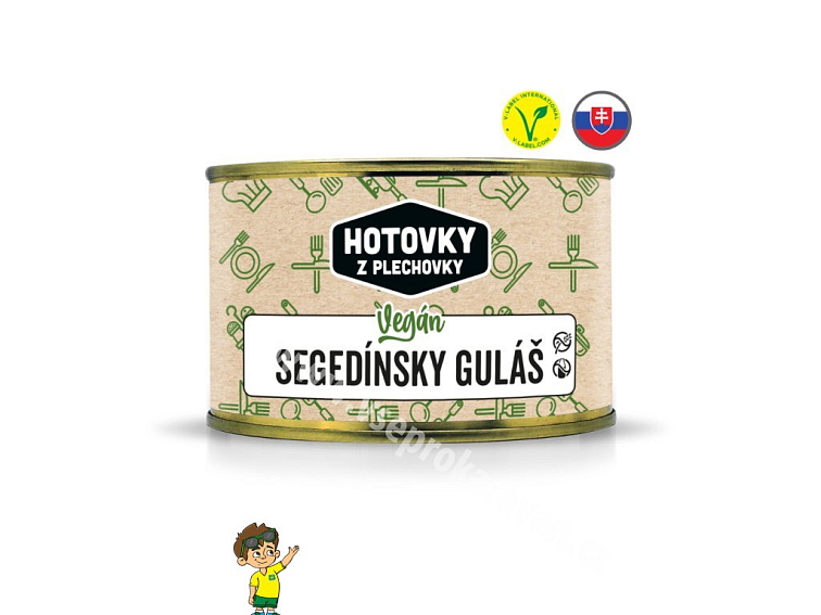 Vegan segedínský guláš v plechovce