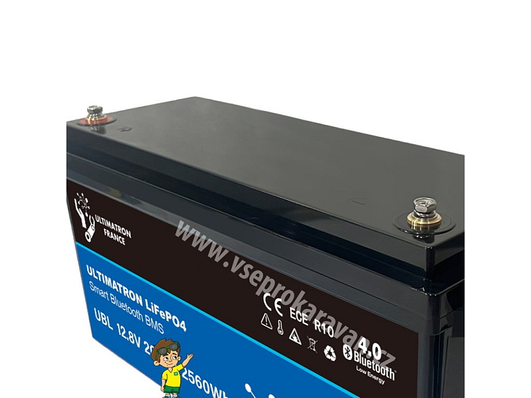 LiFePO4 akumulátor ULTIMATRON UBL-12-200 12,8V / 200Ah +P