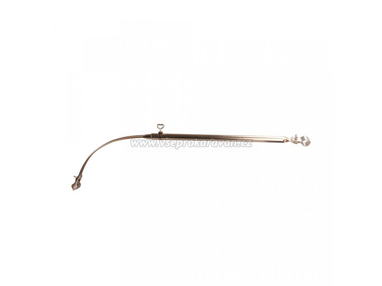 Střešní tyč prohnutá k vytvarování střechy