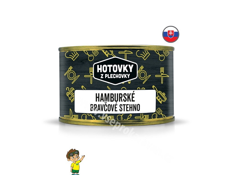 Hamburské vepřové stehno v plechovce
