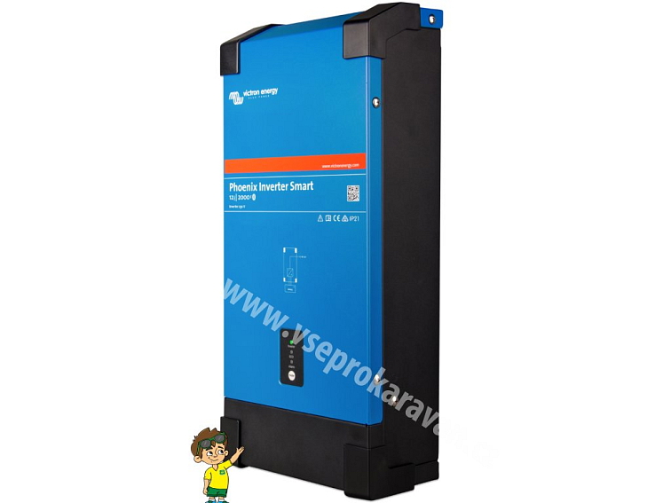Měnič napětí Smart Victron Energy Phoenix 2000VA 12V