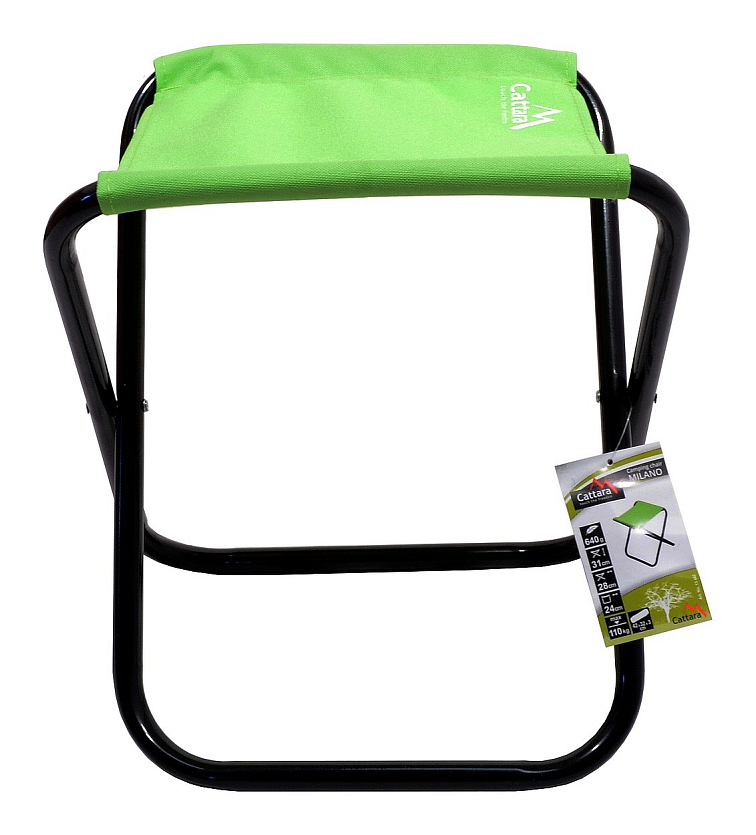 Kempingová skládací židle MILANO zelená