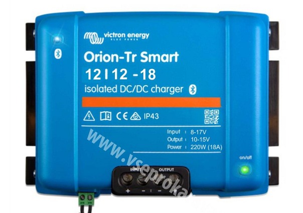 DC-DC nabíječka Orion-Tr Smart 12/12-18A (220W) izolovaná