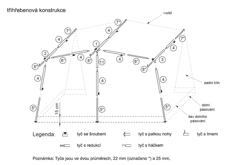 Předstan ke karavanu Niewiadów N126 - malý