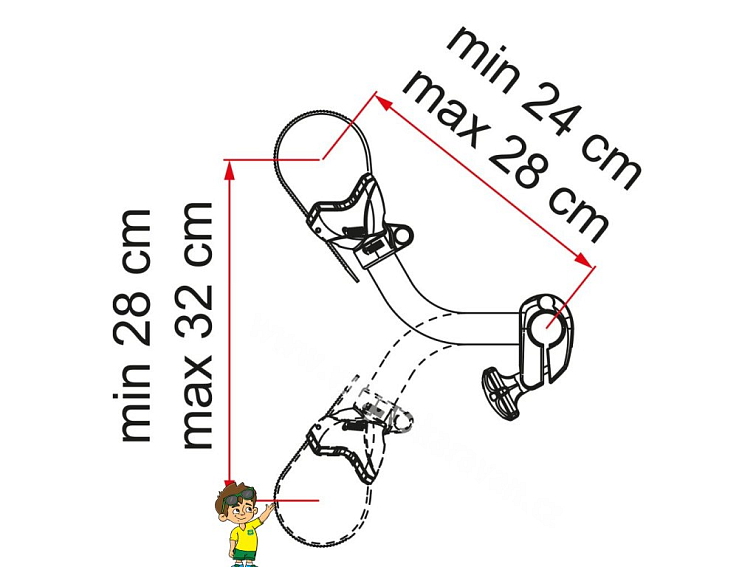 Držák na jízdní kola Fiamma Bike-Block Pro S 2