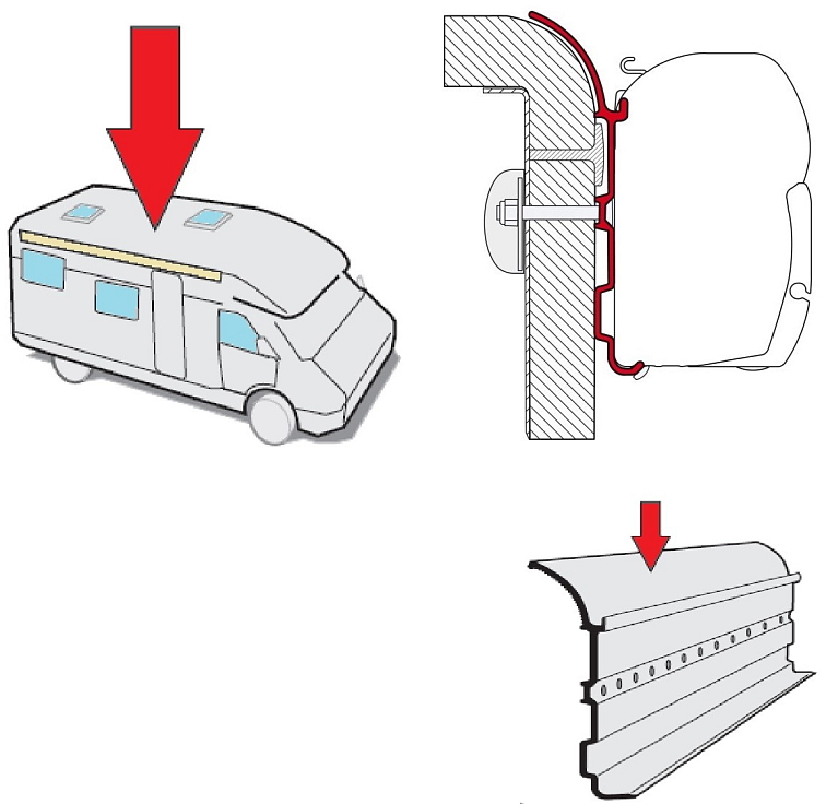Adaptér Bürstner pro F45 Fiamma