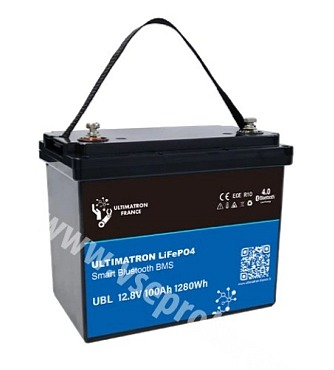 LiFePO4 akumulátor ULTIMATRON UBL-12-100 12,8V / 100Ah +L