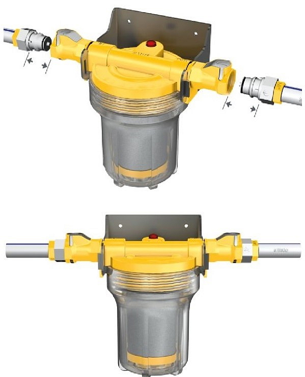 Kompletní sada filtračního systému vody Certec® Inline