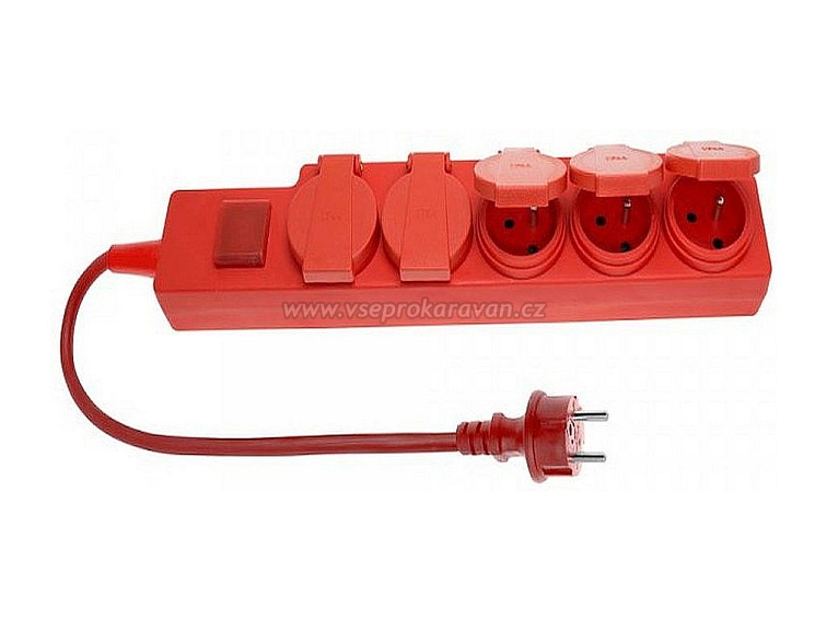 Prodlužovací kabel ELGOTECH, 3m, 5zásuvka 250V/16A