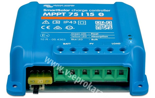 MPPT solární regulátor Victron Energy SmartSolar 75/15