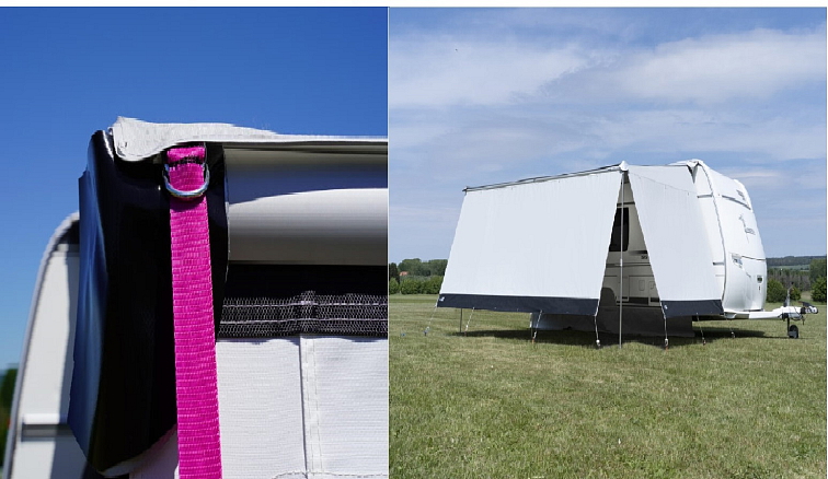 Boční stěna BLOXX View pro markýzu Rolli Plus - výsuv 2,5 m