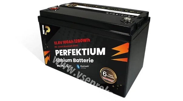 Lithiová baterie Perfektium LiFePO4 12.8V PRO 100Ah