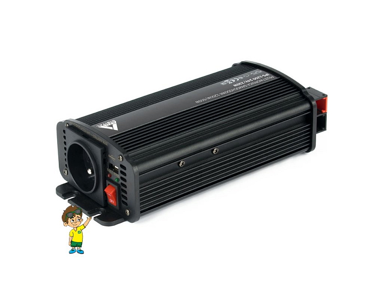 Měnič napětí do auta 12 VDC / 230 VAC IPS-1200U 1200W