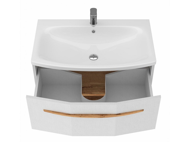 Stellantis White 80 koupelnová skříňka s umyvadlem