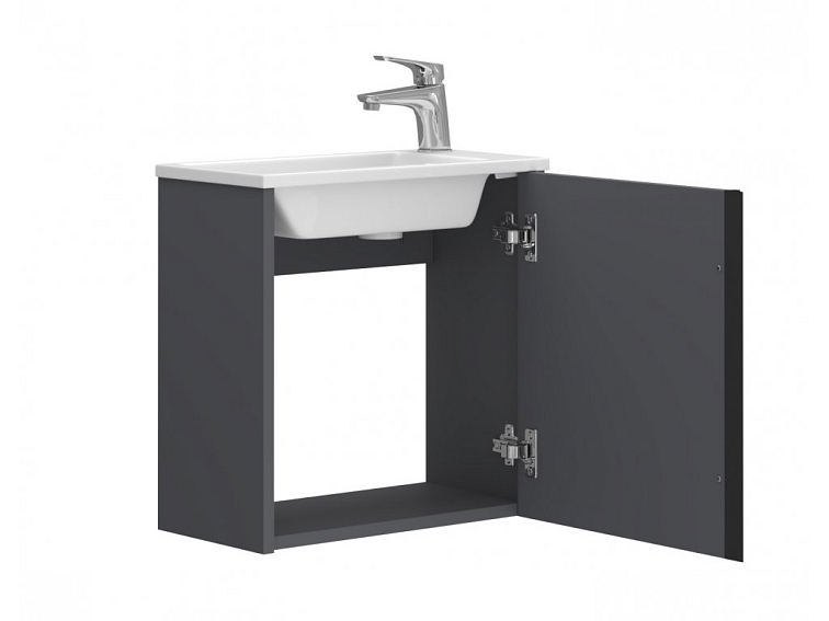 Leo Antracit 50 koupelnová skříňka s umyvadlem