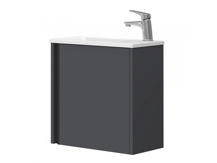Leo Antracit 50 koupelnová skříňka s umyvadlem