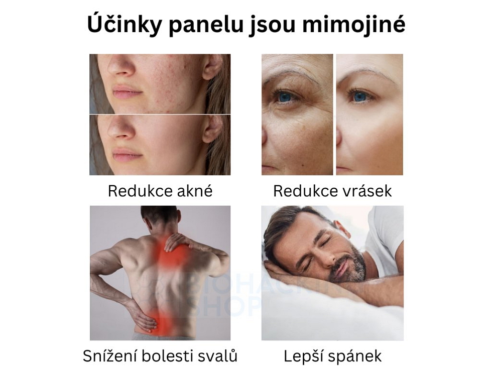 Panel pro terapii červeným světlem - malý
