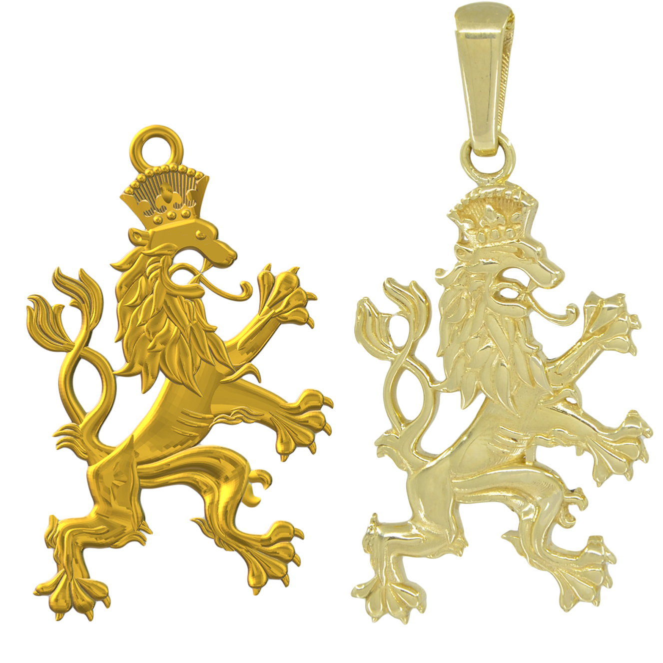 3843 Zlatý ručně pilovaný masivní řetízek Anker