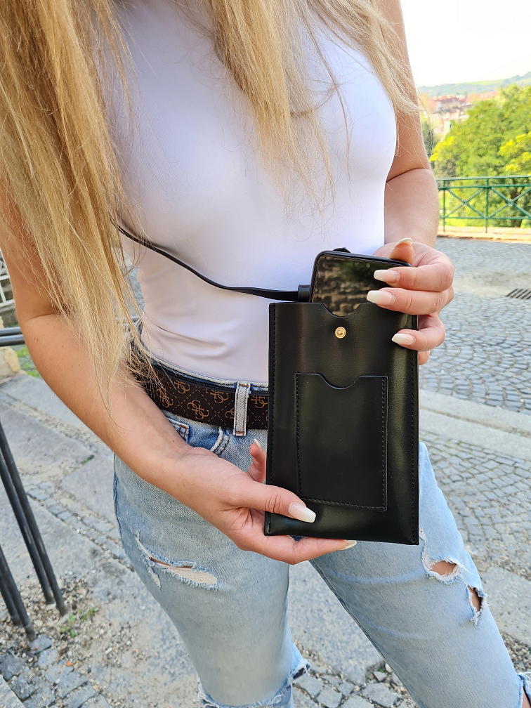 Dámské pouzdro na mobil Lolia - černé