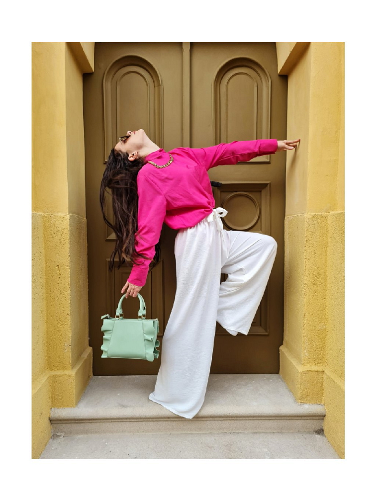 Dámská kabelka SHANAA mátově zelená