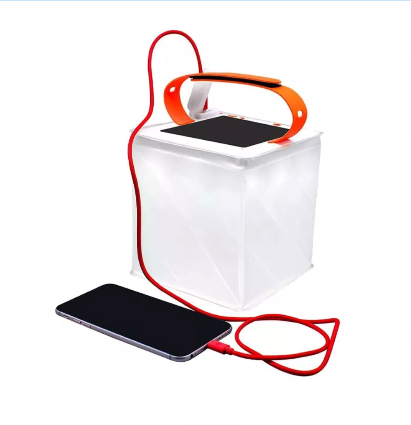 Voděodolná nafukovací solární lucerna USB