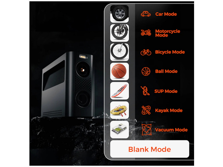 GIGA Pump Vista: multifunkční kompresor 150 PSI