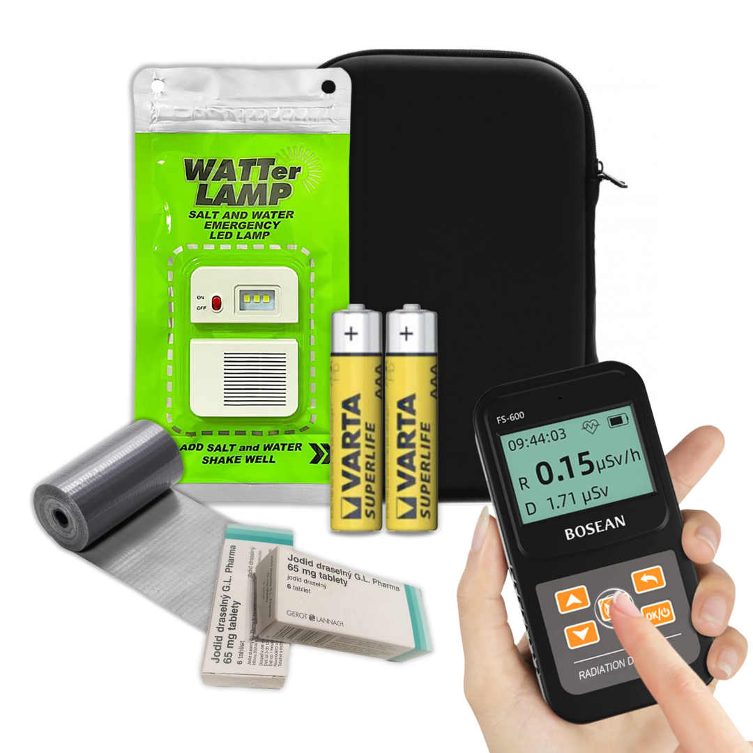 Jak číst hodnoty na Bosean FS-600 dozimetr