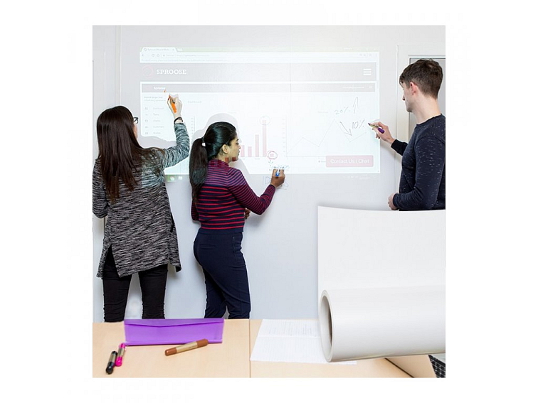 Matná projekční popisovatelná tapeta