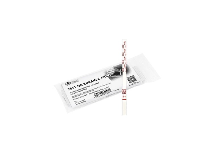 2x IVD Biotech Drogový test na Kokain (COC) z moči