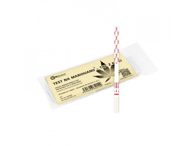 1x IVD Biotech Drogový test na marihuanu (THC) z moči