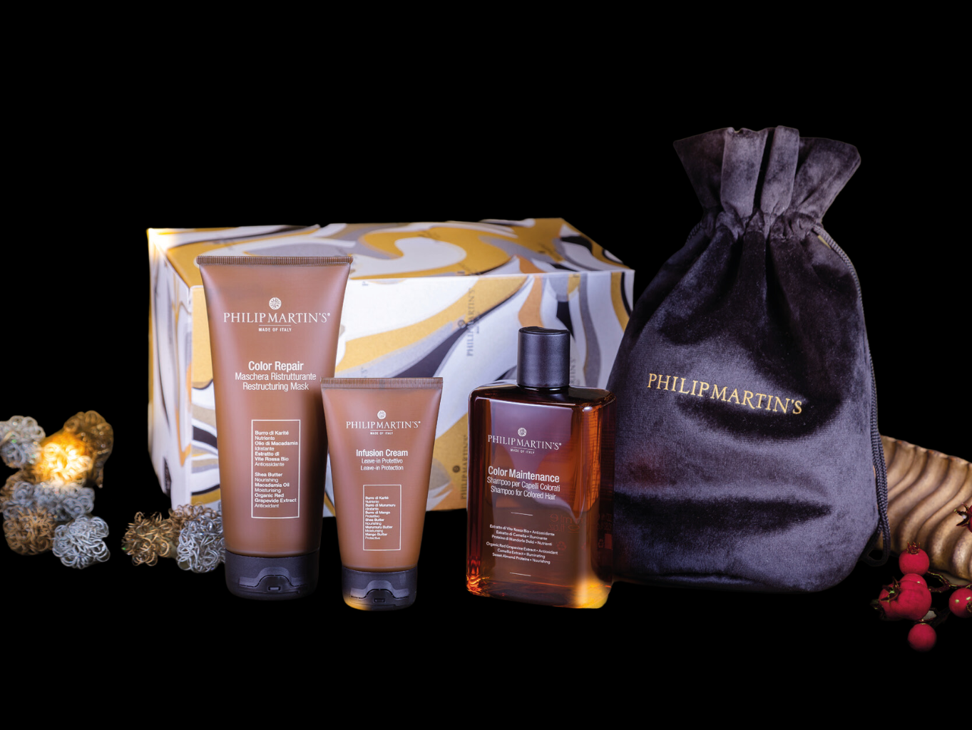 Dárková sada na barvené vlasy