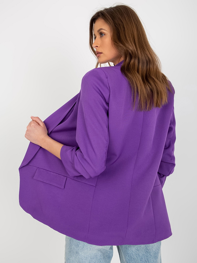 Dámske elegantné sako Adela fialové