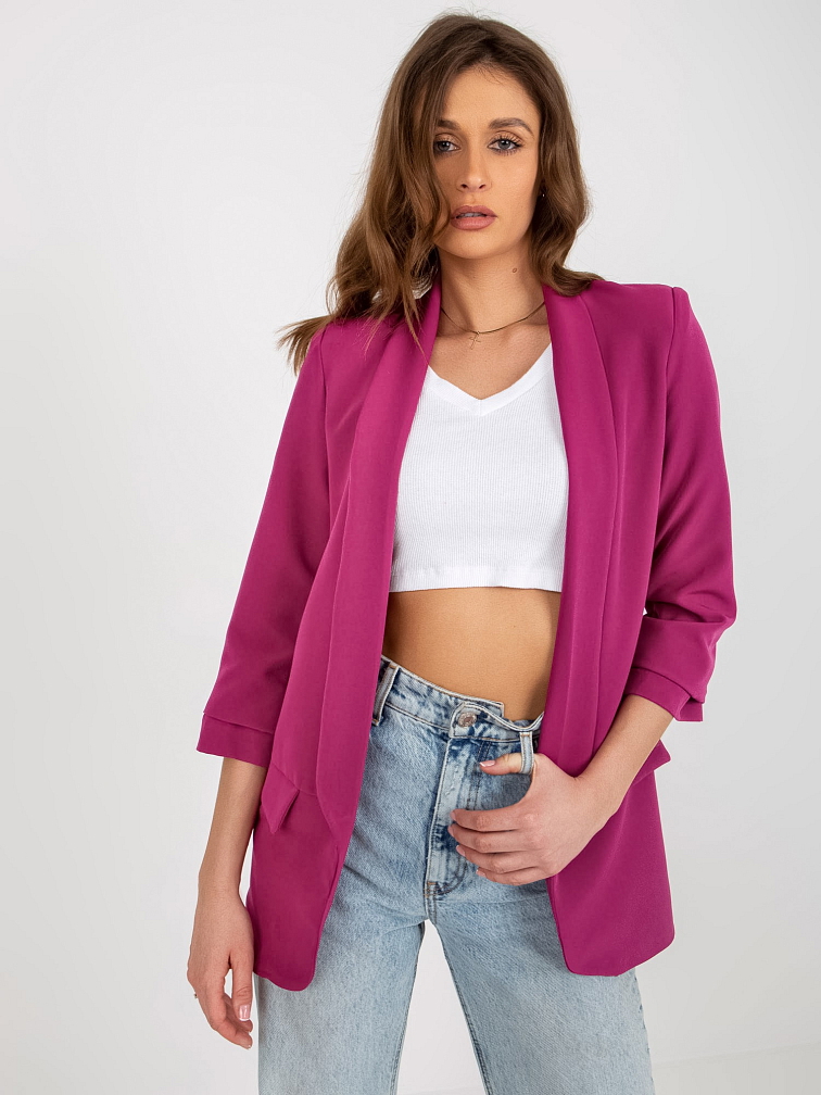 Dámske elegantné sako Adela fuksiové