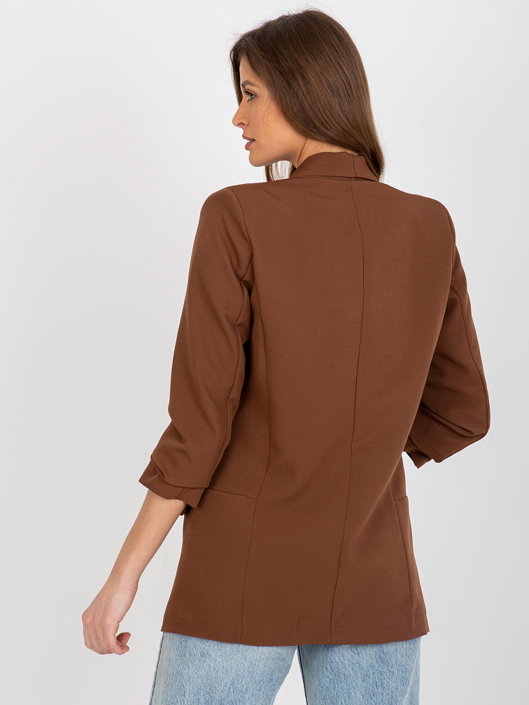 Dámske elegantné sako Adela hnedé