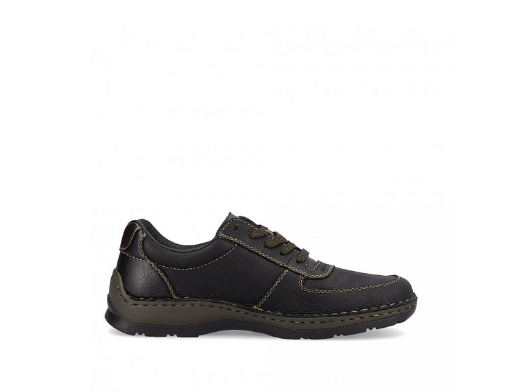 Pánská kožená obuv celoroční RIEKER PC 05330-00 široká