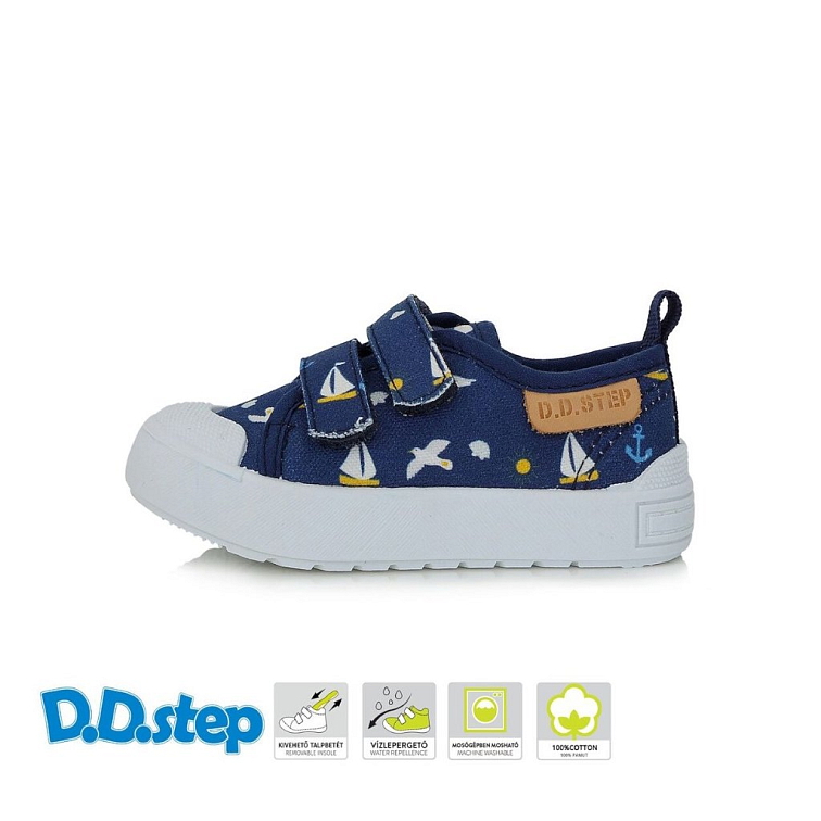 DD Step plátené tenisky 024-CSB-41812A