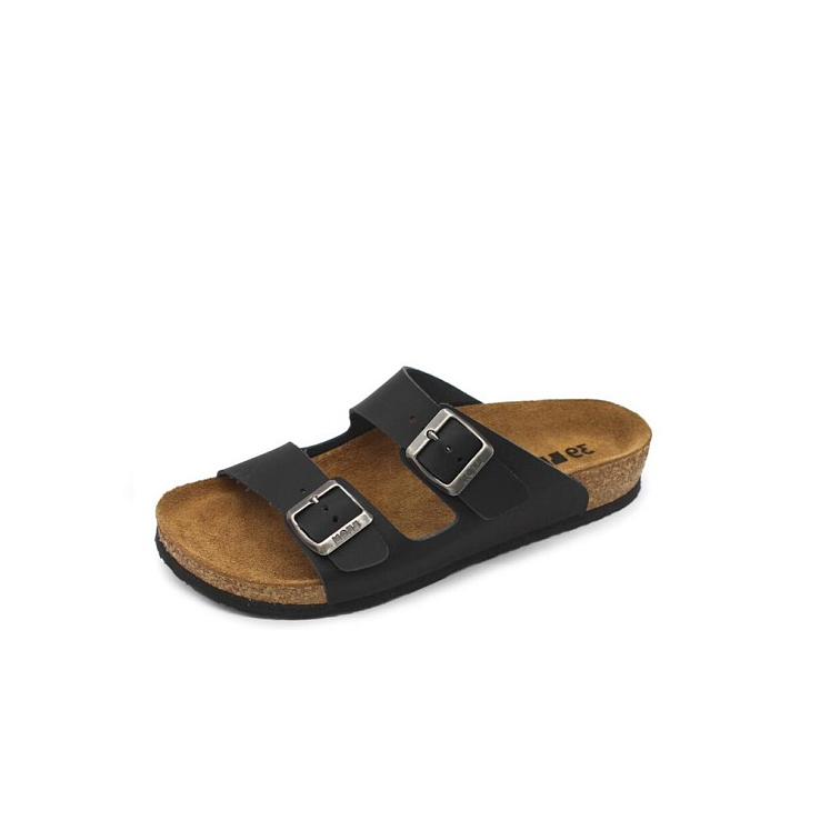 Leon 4010 korková zdravotná obuv čierna matná