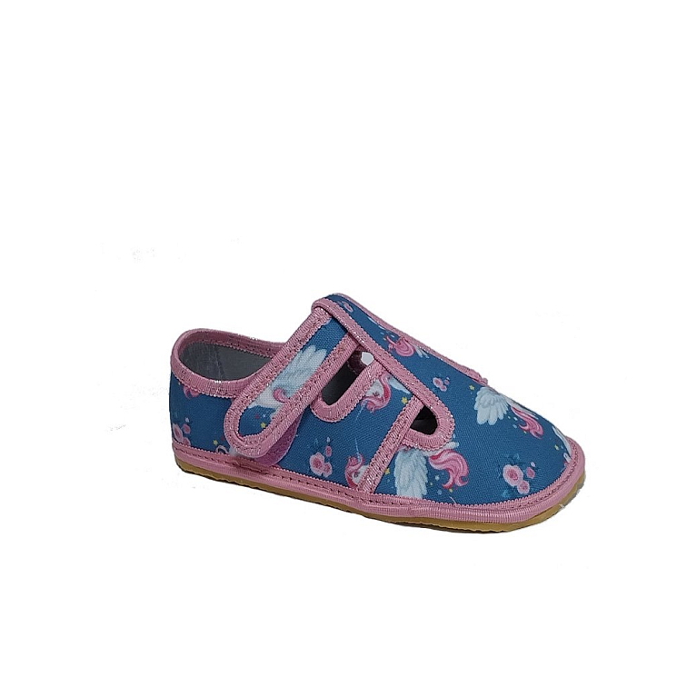 detské barefootové papučky BIGHORN 5101L