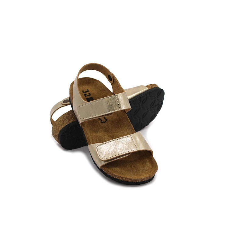 Leon 4803 detské sandále zlatá