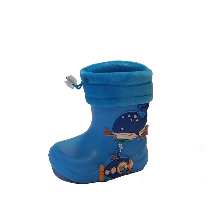 detské gumáky zateplené blue Apawwa