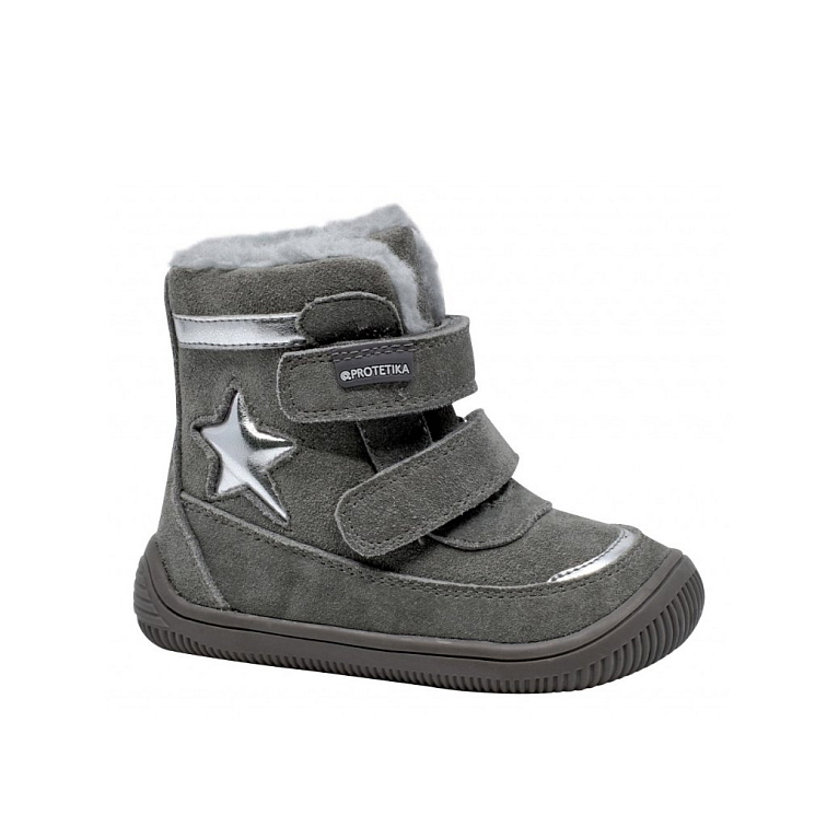 Protetika LINET GREY detská zimná barefoot obuv