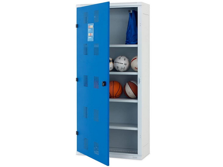 Kovová skříňka na míče