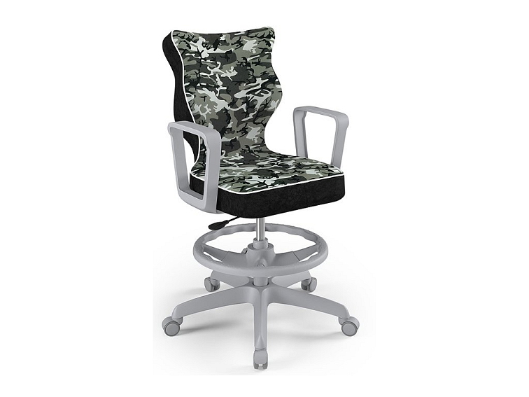 Židle Norm pro děti a mládež na kolečkách s područkami